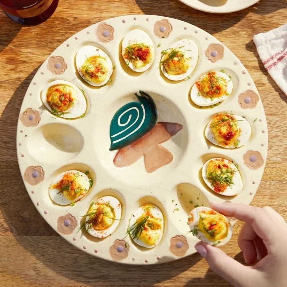 NEW Phoebe Deviled Egg Serving Plate